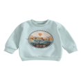 thumbnail image 1 of POINTERTECK Toddler Boy‘s Long Sleeve Western Sweatshirt with Cattle Print for Fall, 1 of 9