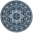 thumbnail image 2 of SAFAVIEH Charleston Hannan Oriental Area Rug, Navy/Blue, 6'7" x 6'7" Round, 2 of 11