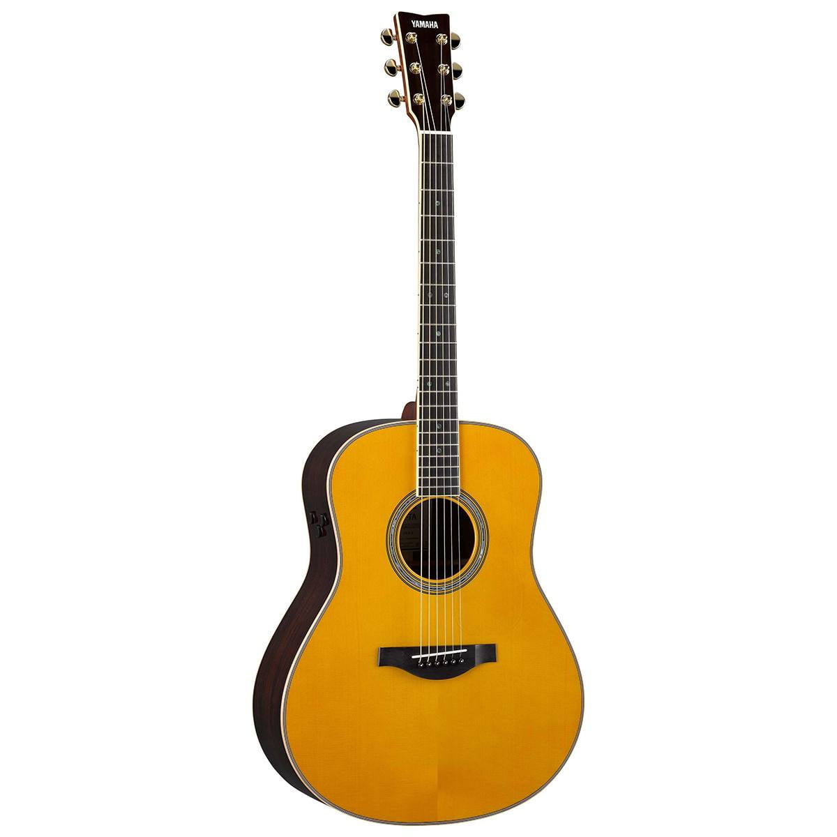 Yamaha LL-TA TransAcoustic Jumbo Concert Acoustic-Electric Guitar Vintage Natural