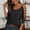 Black, variant on Women's Cold Shoulder Cage-Sleeve Top, Three-Quarter Sleeve, Solid Color, Casual Knit Fabric with Cutout Detail, Everyday Fashion Blouse Black S