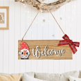 thumbnail image 1 of A?o Navidad puerta de madera cartel colgante ni?os dormitorio adorno a?o fiesta decoración para el hogar colgante de madera Gif K2v0 LingWen 8390612738432, 1 of 1