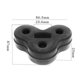 thumbnail image 3 of 2x Rear Muffler Rubber Mounting Bracket For Jaguar Xf X250 2008-2018, 3 of 5