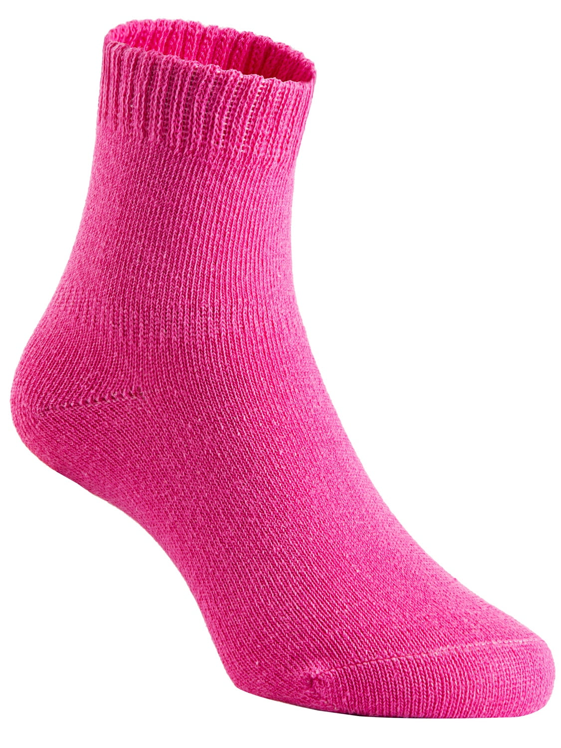 Lovely Annie Baby Girl's 4 Pairs Pack Non Slip Pure Cotton Socks 3Y-5Y(Rose)