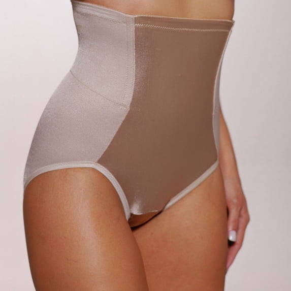 Va Bien Minus Touch Hi-Waist Firm Control Brief, Cafe, Medium
