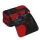thumbnail image 4 of Disketp Black Dog Red Background Estuche de Lápices de Doble Capa con Tapa Abatible y Cremallera, Organizador Escolar para Adolescentes y Adultos, 4 of 7