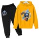 thumbnail image 3 of Nueva sudadera con capucha y pantalones de Marvel Hulk Capitán América para niños, traje de 2 piezas, ropa informal para niño y niña, sudadera, trajes deportivos para niño, 3 of 5