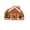 Gingerbread House, variant on Fall Door Mat Outdoor White Pumpkin Faux Coir Welcome Mat 15.7"x23.6" | Washable Non-slip Farmhouse Pumpkins Decorative Rug with Rubber Backing for Front Door Home Entrance Porch Party Decor