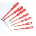 thumbnail image 2 of 7 Piece Electrician Grade Non Shock Screwdriver Insulated Screw driver Set (Carrying Case Included), 2 of 4