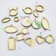 thumbnail image 4 of 10pcs Mini Embroidery Ring Wooden Ring Assorted Round Dense Cross Stitch Frame Kit For Jewelry Keychain Craft Accessories 3.9x4cm 10PCS, 4 of 5