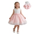 thumbnail image 6 of Ugoldhm Girls Halter Sequin Tulle Dress - Sparkle Wedding Flower Girl Dress, Birthday Party Wear (3-8 Years), 6 of 8