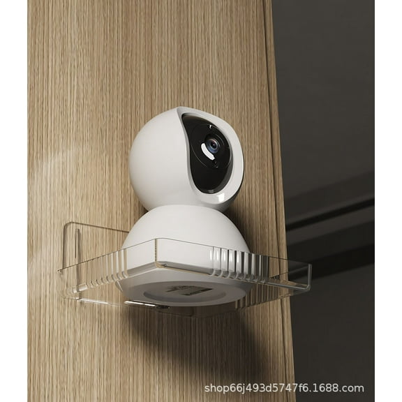 Baby monitor mount 2pcs Drill Free Wall Shelves Security Camera Shelf Baby Monitor Brackets Router Shelves