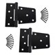 thumbnail image 4 of 2x bisagras de puerta de alta resistencia, bisagras de Granero, accesorios prácticos y resistentes, piezas, bisagras de puerta, bisagras de cerca para, 4 of 8