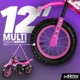 thumbnail image 3 of M8TRX Pink 12V Mini Electric Child Dirt Bike, Battery Powered Toy Motorcycle, Kids Ride on, Ages 5 Years and up, 3 of 6