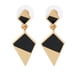 thumbnail image 1 of Pendientes largos geométricos de aleación de moda, joyería de decoración para mujer y niña (oro), 1 of 5