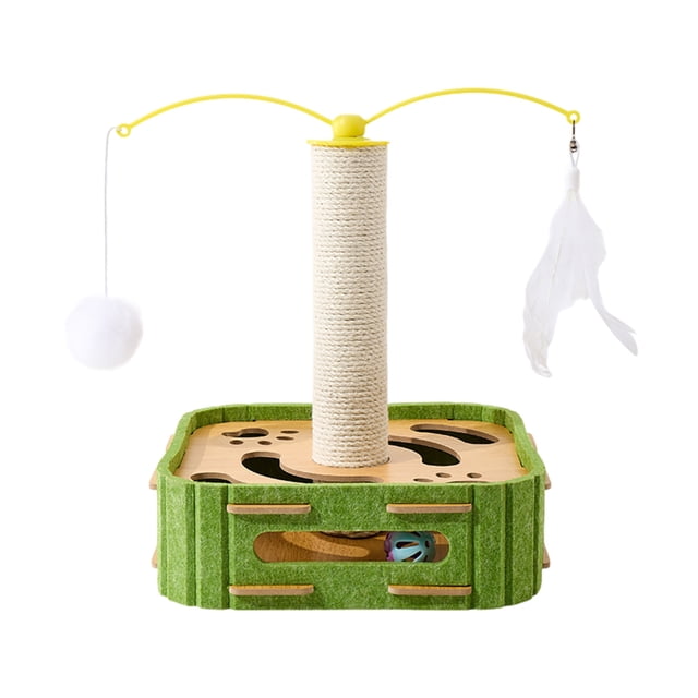 Interactive Cat Toy with Sisal Catching Game for Indoor Family and Pet Relaxation