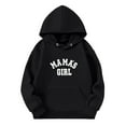 thumbnail image 3 of Cute Hoodies for Girl Long Sleeve Cute Mama's Girl Graphic Hooded Sweatshirt with Pockets Pullover Tops, 3 of 4