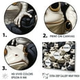 thumbnail image 3 of Designart "Monochrome Pop Art Frogs" Frogs & Toads Floater Framed Canvas Art Print, 3 of 5