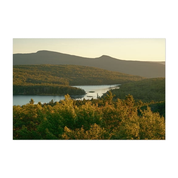 Sunset Rock Views, Catskill Mountains 02 - Hunter New York Photography Unframed Wall Art Print 5 x 7 inches
