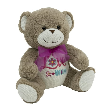 14-Inch Teddy Bear - Love Mom