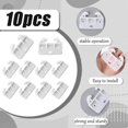 thumbnail image 3 of 10 pcs Plastic Drawer Slides Drawer Slides Cabinet Drawer Slides Drawer Slides Brackets Drawer Replacement Parts For Rear Mounted Drawers-Yv, 3 of 5