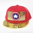 thumbnail image 4 of Rompecabezas sombrero niños DIY pixel building blocks creativo oro y plata placa ensamblada hombres y mujeres hip hop gorra de padres e hijos, 4 of 4