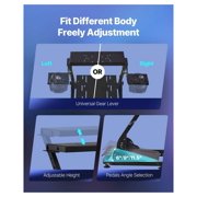 Racing Wheel Stand, Adjustable Foldable Simulator Cockpit for Logitech G29 G27 G920 G923, Thrustmaster T300 T248, Compatible with Pedals - Gaming Accessories