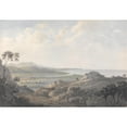 thumbnail image 2 of Edward Dayes 24x18 Black Ornate Framed Double Matted Museum Art Print Titled: Coast Scene with Mouth of a River, 2 of 5