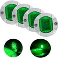 thumbnail image 1 of 4 Pack LED Boat Light 12V Round Marine Lamp LED Transom Mount Light for Boat Dec, 1 of 5