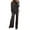 Dark Gray, variant on Winter 2 Piece Set for Women 2 Piece Sets for Women Fall Sweater Sets for Women Womens 2 Piece Outfits One Shoulder Knit Sweater Pullovers Wide Leg Pants Sets Sweatsuit Tracksuit, Black-L