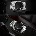thumbnail image 4 of Chrome Multi-Media 7 Button Cover Decor Trim For Bmw 3 4 5 6 X5 X6 Series Idrive, 4 of 5