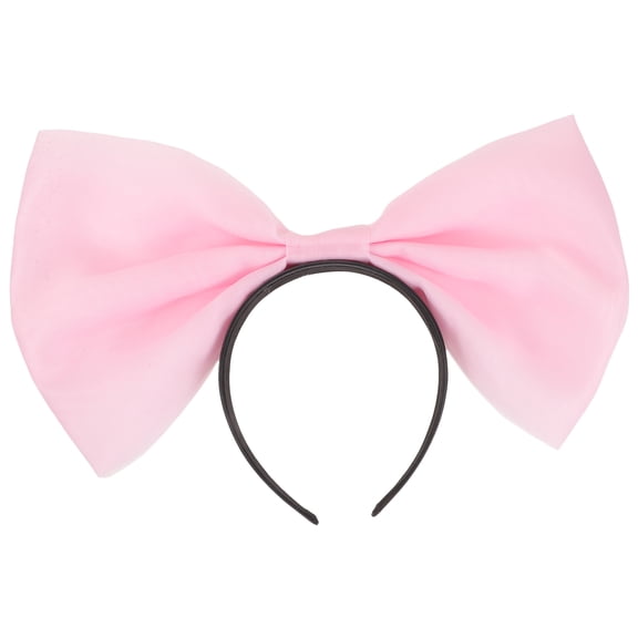 Luxshiny Women Headband Pink Plastic 1 Pcs Exaggerated Design Accessory