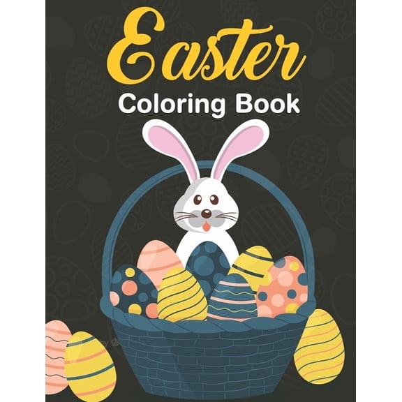 Easter Coloring Book: Teens & Adults For Fun Activity Book and Easter Basket Stuffer Mandalas Patterns to Color, (Paperback)