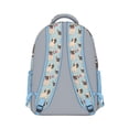 thumbnail image 3 of Pug and Love Heart Backpack for School,Cute School Bag,Schoolbag with Adjustable Shoulder Straps & Padded Back,15.3"x11"x6.7", 3 of 6
