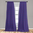 thumbnail image 5 of Ambesonne USA Curtains, Federal Holiday Design, Pair of 28"x95", Dark Blue Red White, 5 of 5