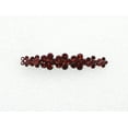 thumbnail image 2 of Faship Gorgeous Burgundy Crystal Floral Small Alligator Hair Clip, 2 of 6