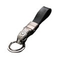 thumbnail image 2 of Alloy LED Lighting Key Chain Portable Animal Glossy Leather Stylish Battery Powered Electroplate Glossy Simulation Man Keychain Holder Decor Gift Silver, 2 of 9
