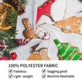 thumbnail image 5 of Balery Christmas Gingerbread Cookies Pattern Tapestry 60x51 Inches - Large Wall Hanging Tapestry for Bedroom, Living Room, Dorm Decor - Artistic and Aesthetic Room Decor, 5 of 9