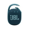 Open Box JBL Clip 4 Blue Portable Bluetooth Speaker Damaged Box