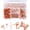 Rose Gold, variant on 310 Pcs Push Pins Set, Pink Thumb Tacks Decorative Push Pins for Cork Board with Hook Pushpin Clip 5 Style Office Accessories for Cork Board Map Office (Pink)