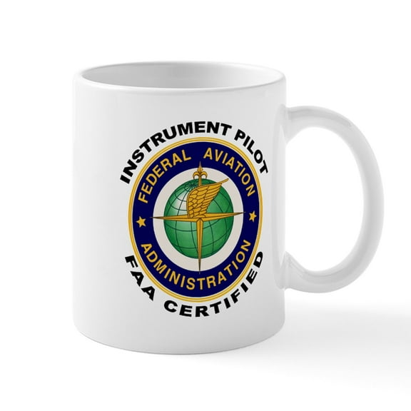 CafePress - Instrument Pilot Mug - 11 oz Ceramic Mug - Novelty Coffee Tea Cup
