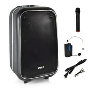 Pyle PWMA1225BT - Bluetooth PA Loudspeaker Portable Stereo System, Karaoke, Recording Function, MP3/USB/Micro SD/FM Radio