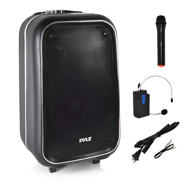 Pyle PWMA1225BT Bluetooth PA Loudspeaker Portable Stereo System