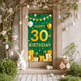 thumbnail image 6 of Green Backdrop Happy 30th Birthday Banner with Balloons Party Decorations Props for Birthday Party Celebrations Photography Background Decor, 6 of 7