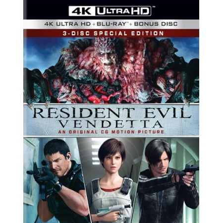Resident Evil: Vendetta (4K Ultra HD + Blu-ray + Bonus Disc)