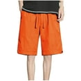 thumbnail image 3 of DDAPJ pyju Birthday Gifts! Baggy Shorts for Men Drawstring Casual Hiking Shorts Lightweight Quick Dry Athletic Work Shorts with Pockets Orange XXXXL, 3 of 9
