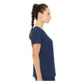 thumbnail image 2 of MED COUTURE Women Racerback Shirttail Top, Color: Navy, Size: 3XL (8579-NAVY-3XL), 2 of 5
