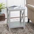 Better Homes & Gardens Clayton Rectangular Wood XSide Accent Table
