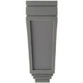 thumbnail image 3 of Ekena Millwork 5"W x 7 3/4"D x 14"H Large San Juan Wood Vintage Decor Corbel, Pebble Grey, 3 of 5