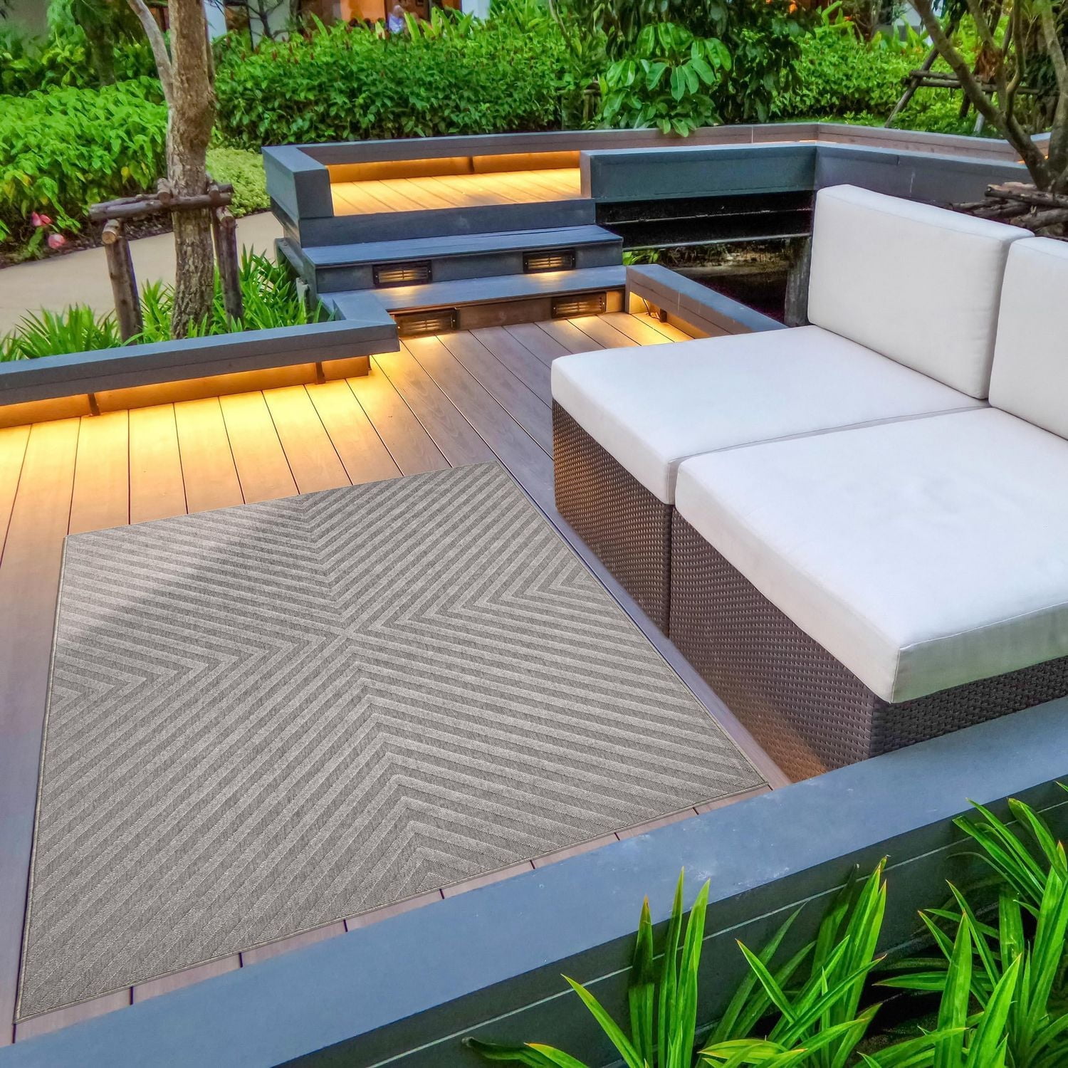 ECARPET Indoor/Outdoor for Balcony, Patio and Garden Milan