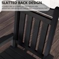thumbnail image 2 of 3 Pieces Patio Furniture Set, HIPS Outdoor Rocking Chairs Set Of 2 With Outdoor Side Table, Ergonomic All Weather Porch Rocker Patio Chairs Set for Garden Lawn Poolside Backyard Balcony Courtyard, 2 of 8